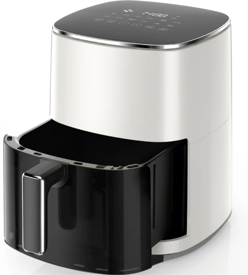 edx Air Fryer,6 Qt Compact & Large with 400F for Crispy, Electric Multifunctional Cooker with Digital LED, Beige