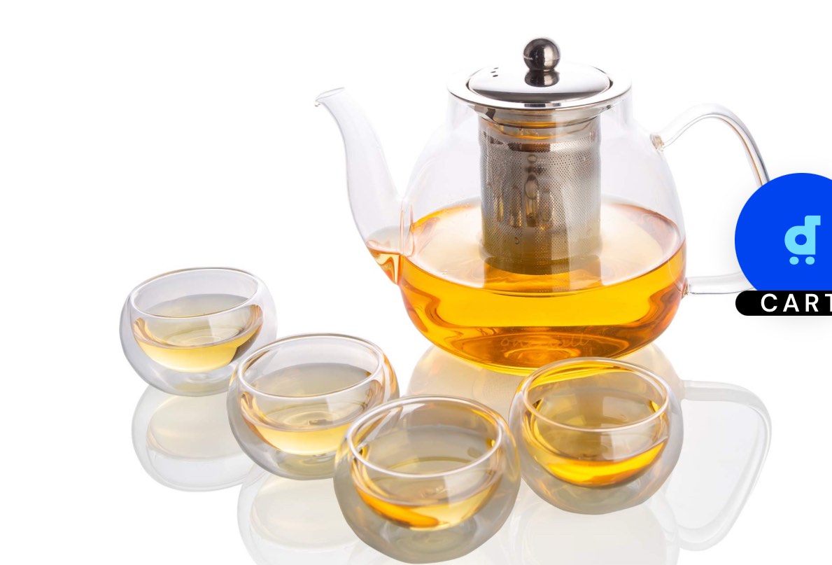 PARACITY Glass Tea Pot Set 