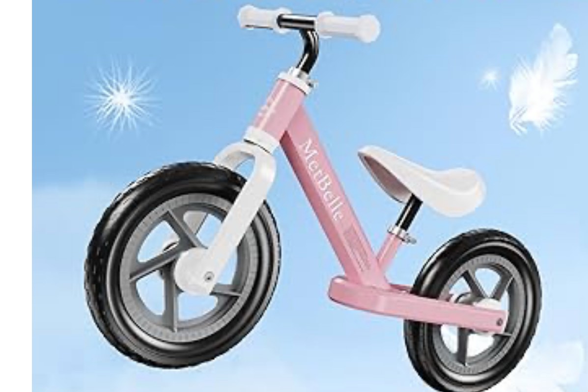 Baby Balance Bike for 1 Year Old Boys Girls Colorful Lighting 10-24 Months Push Toddler Toys Bicycle,4 Wheels First Bike for Kid's 1-2, Pre-School Children Ride on Walker First Birthday Gifts