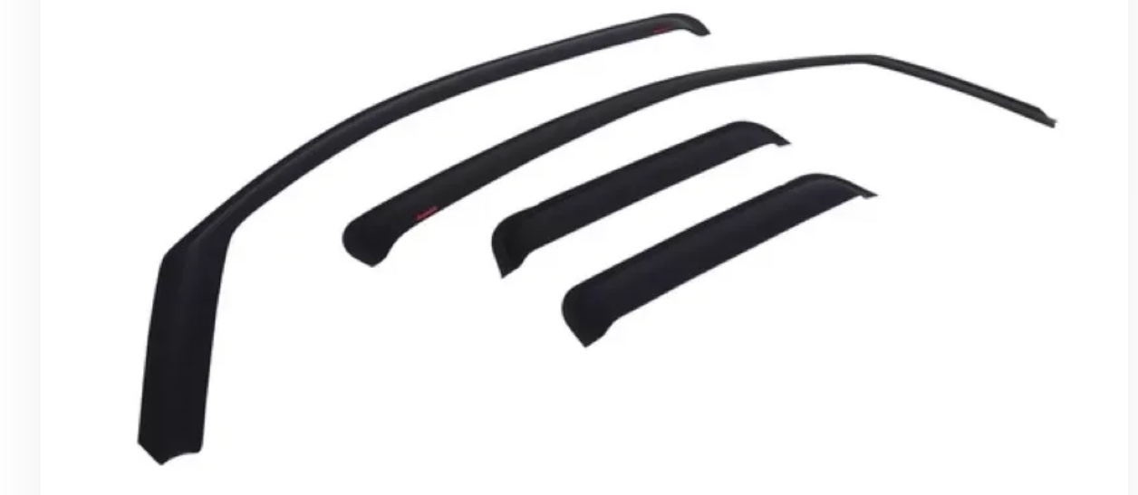 EGR Matte Black In-Channel Style 4pc Window Visors Chevrolet Silverado Crew Cab 2007-2012