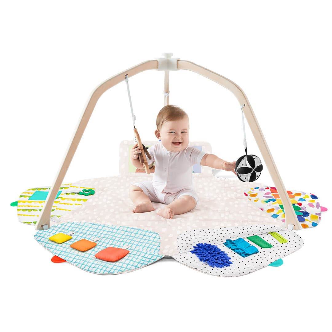 LOVEVERY | The Play Gym | Award Winning For Baby , Stage-Based Developmental Activity Gym & Play Mat for Baby to Toddler