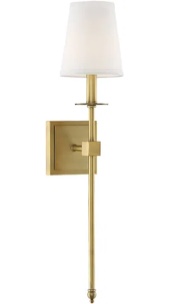 Savoy House 9-302-1-322 Monroe 1-Light Sconce in Warm Brass