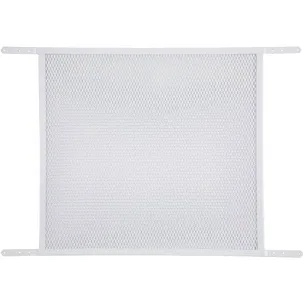 M-D Building Products 14182 Door Grille, Adjustable Fit for Doors 30" to 36" Wide, Easy-to-Install, Ideal for Residential and Commercial Use (White)