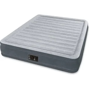 Intex Comfort Plush Mid Rise Dura-Beam Airbed with Internal Electric Pump, Bed Height 13"