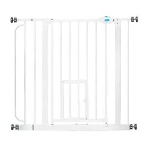 Carlson Extra Wide Walk Through Pet Gate with Small Pet Door Pressure Mount Kit Included Stands 30 Tall & Extends 29 -36.5 Wide