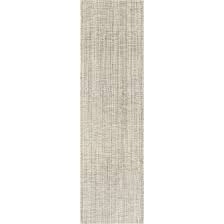 allen + roth Cream Woven Wool Runner (Common: 2-ft x 7-ft; Actual: 27-in x 90-in)