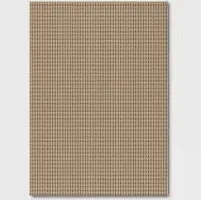 5'3"x7' Micro Grid Rectangular Woven Indoor Outdoor Area Rug Black/Beige - Threshold™
