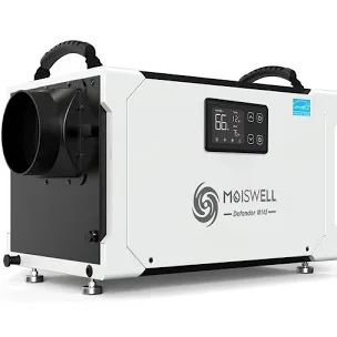 145 pt. 6,000 Sq. Ft. Bucketless Energy Star Commercial Dehumidifier in. White with Auto Defrost for Basement