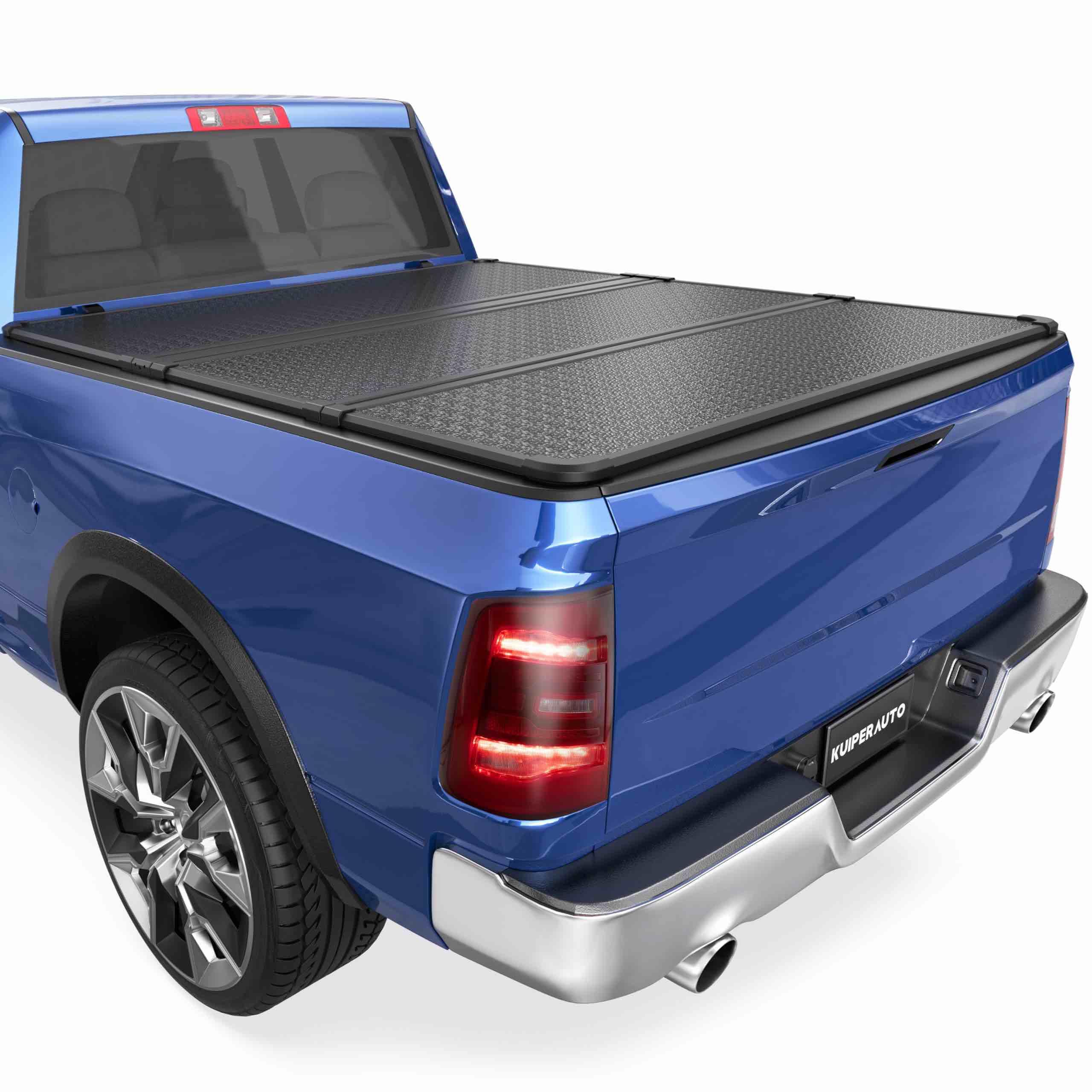 KUIPERAUTO Tri-Fold Hard Truck Bed Tonneau Cover Fleetside