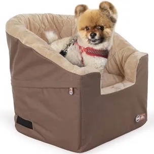 Bucket Booster Dog Car Seat Small Tan Color