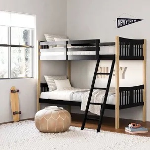 Caribou bunk bed black/ natural 
