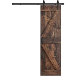 Bran door 30”X84” k shape dark coffee 