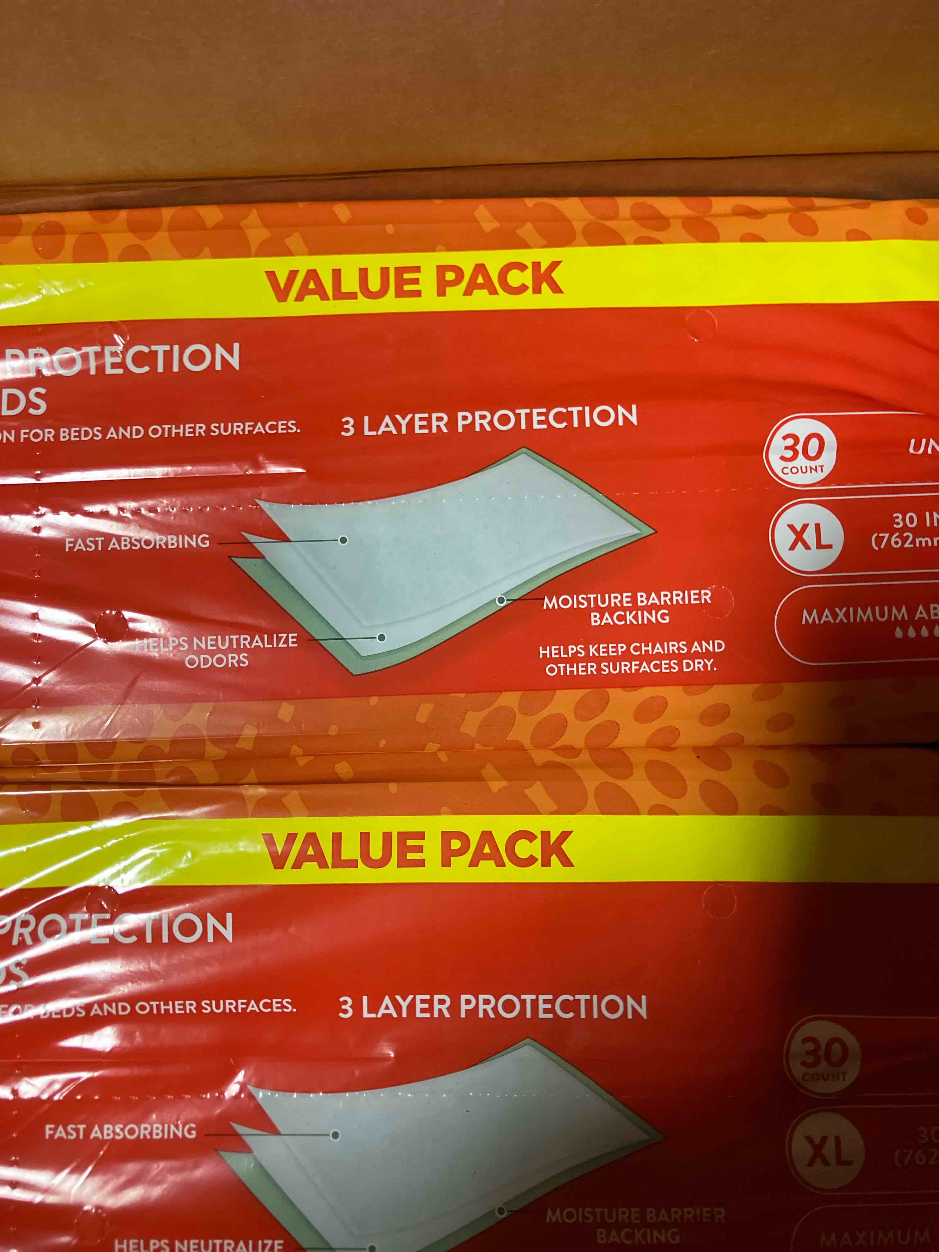 Inspire Extra Large Super Absorbent Disposable Bed Pads for Incontinence (36" X 36" Pack of 50) Ultra Thick and Absorbent Underpads Chux Adults, Puppies, Dogs Kids Furniture Protection