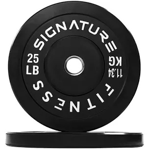 Olympic Bumper Plates Set, 2" Weight Plates for Strength Training & Weightlifting
