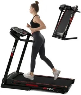 Sperax Walking Pad Treadmill,Under Desk Treadmills for Home, 3 in 1 Folding Treadmills Black Red