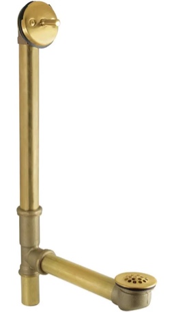  Made to Match Trip Lever Waste Leg Tub Drain with Overflow