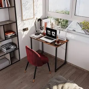  Djellona Metal Base Writing Desk