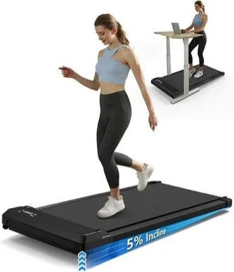 3-in-1 Walking Pad with Incline,2.5 HP Under Desk Treadmill for Home Office,265 LBS Compact Walking 