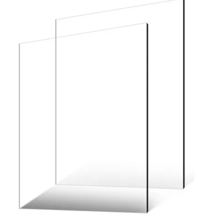 VEVOR Plexiglass Acrylic Sheet, 2-Pack Plastic Sheets, 24 x 36 Inch 1/4 Inch Thick Clear Plastic Cast Transparent Glass for Crafting Projects, Replacement Picture Frame Glass, DIY Display, Easy to Cut