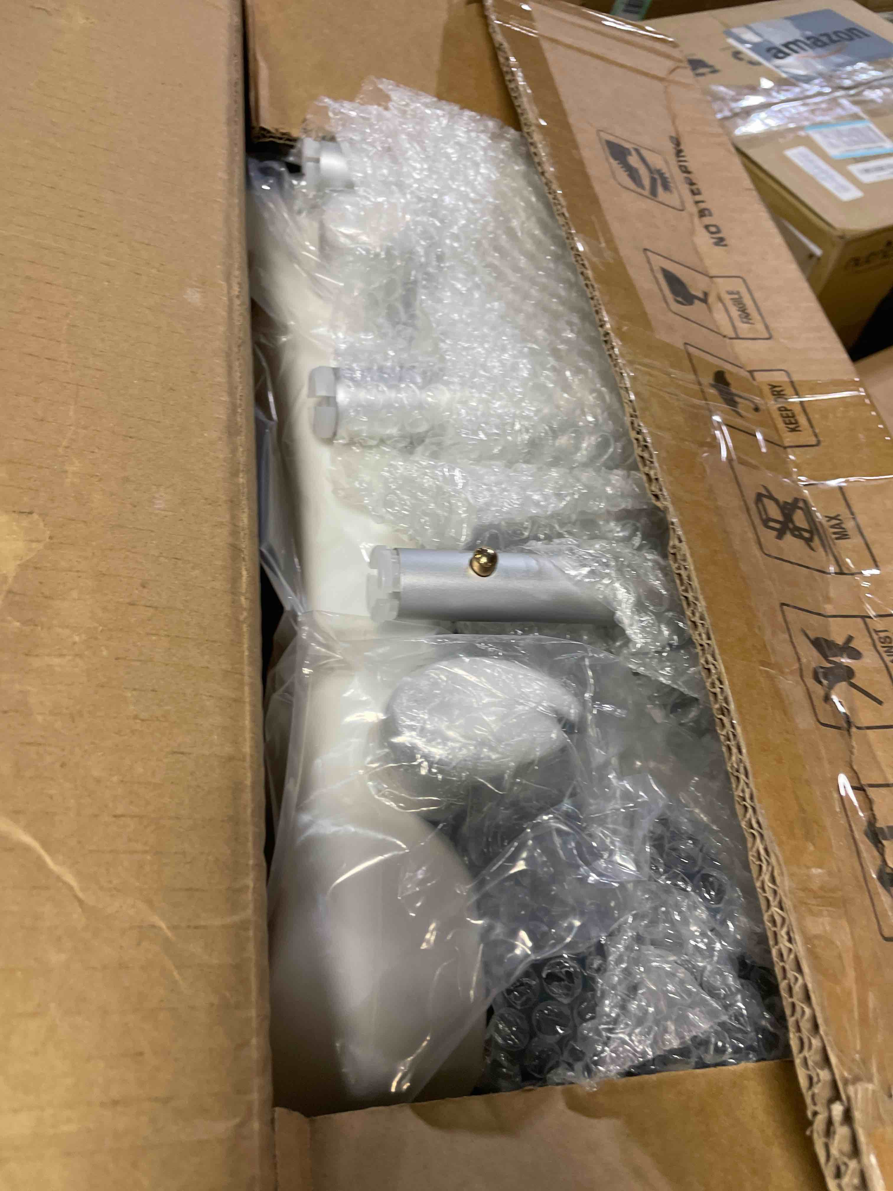 Condition photo showing New/Like New for FSA/HSA Eligible Sliding Shower Chair Tub Transfer Bench with Swivel Seat, Rotating Shower Bench for Bathtub with Pivoting Armrests and Backrest for Elderly and Disabled Swivel & Sliding Seat