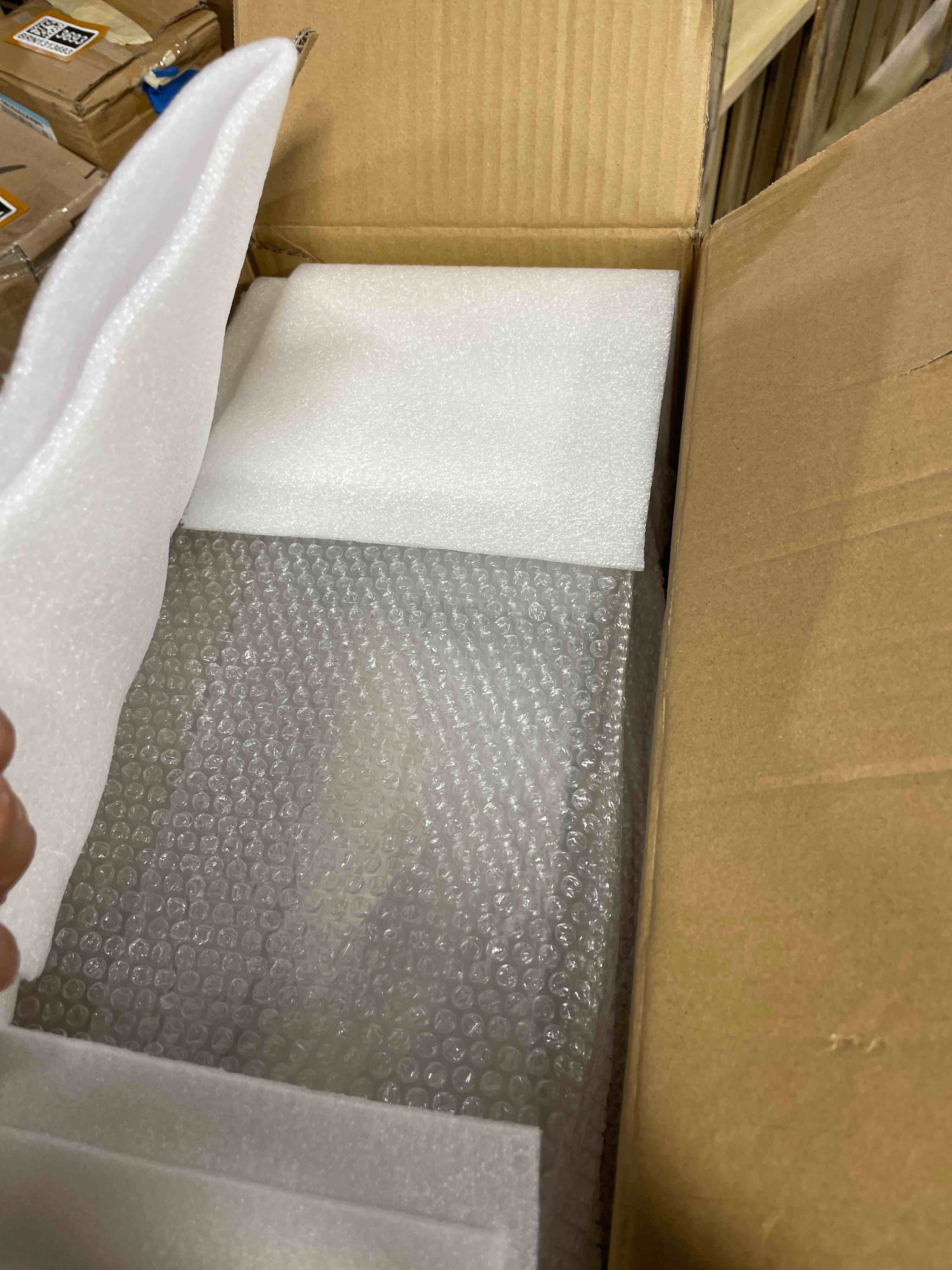 Condition photo showing New/Like New for 2 Packs Booster Box UPC Acrylic Cases, Acrylic Card Display Case for Collectibles, 14.4" x 3.4" x 6.9" Clear Uv-Protected Box with Magnetic Lid & Stackable Design-fit Spc Cards