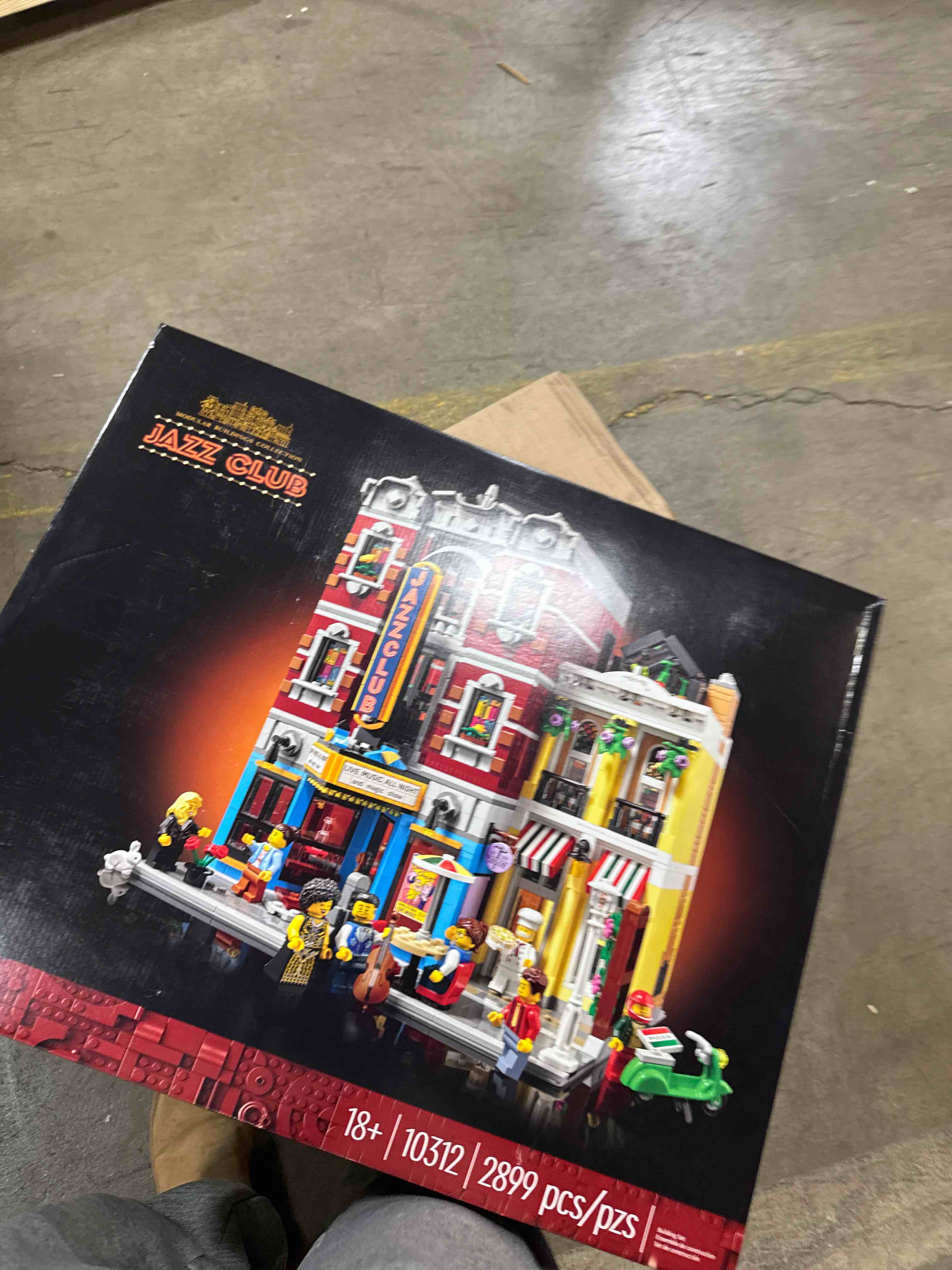 Condition photo showing New/Like New for LEGO Icons Jazz Club Building Blocks for Adults - Office or Book Shelf Decor for Men & Women, Ages 18+ Years - Gifts for Christmas - 10312 Standard Packaging