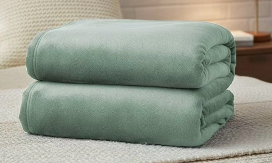 The Huge One Velvet Cloud Fabric Blanket 110 in x 132 in 