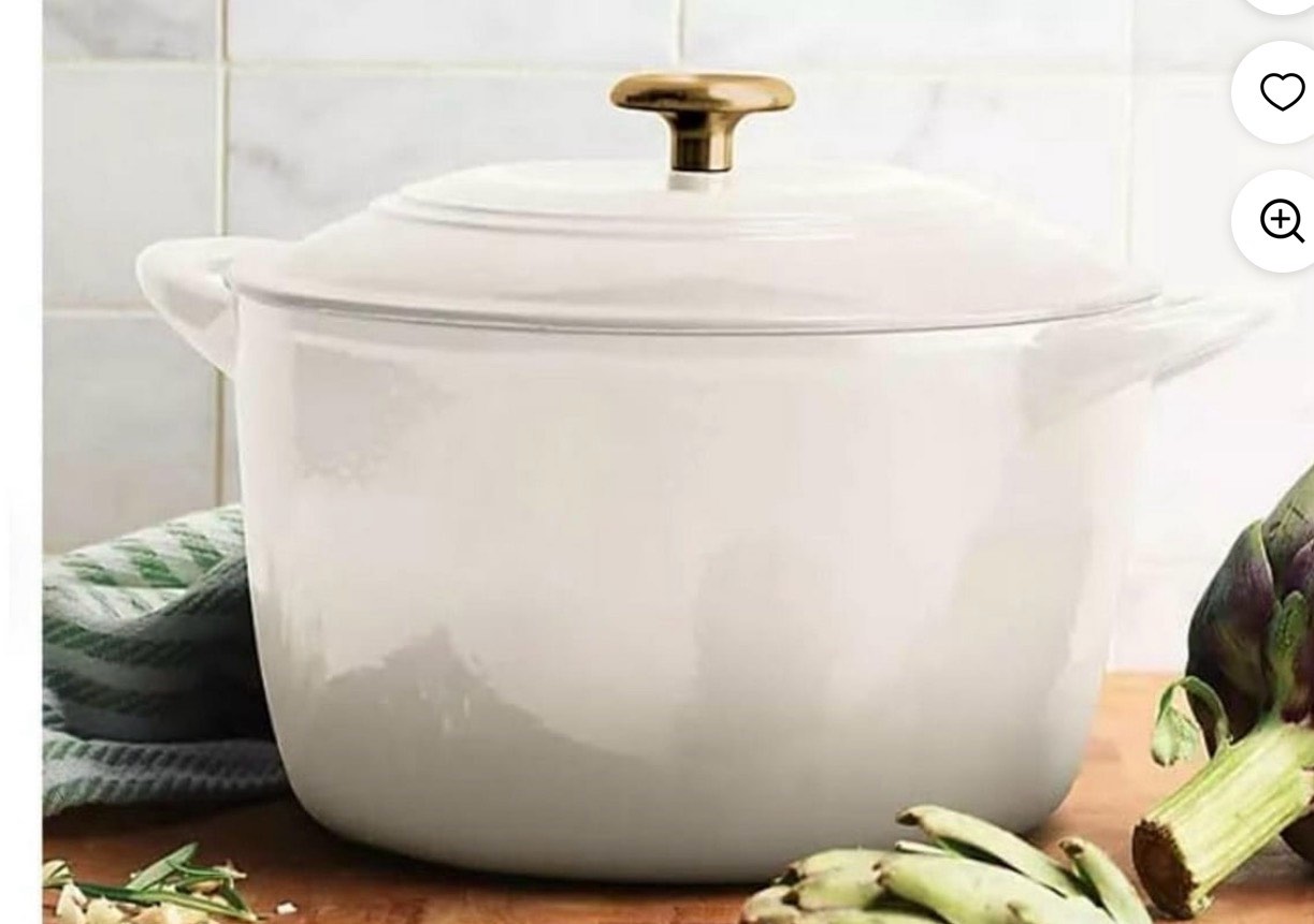 Tramontina 80131/503 Enameled Cast Iron 7-Quart Covered Round Dutch Oven