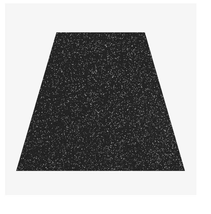 IncStores 4'x6' Premium Mat - Vulcanized Rubber Exercise Mat, High Density Floor Mats for Gym Flooring, Home Gym, and Horse Stall Mat