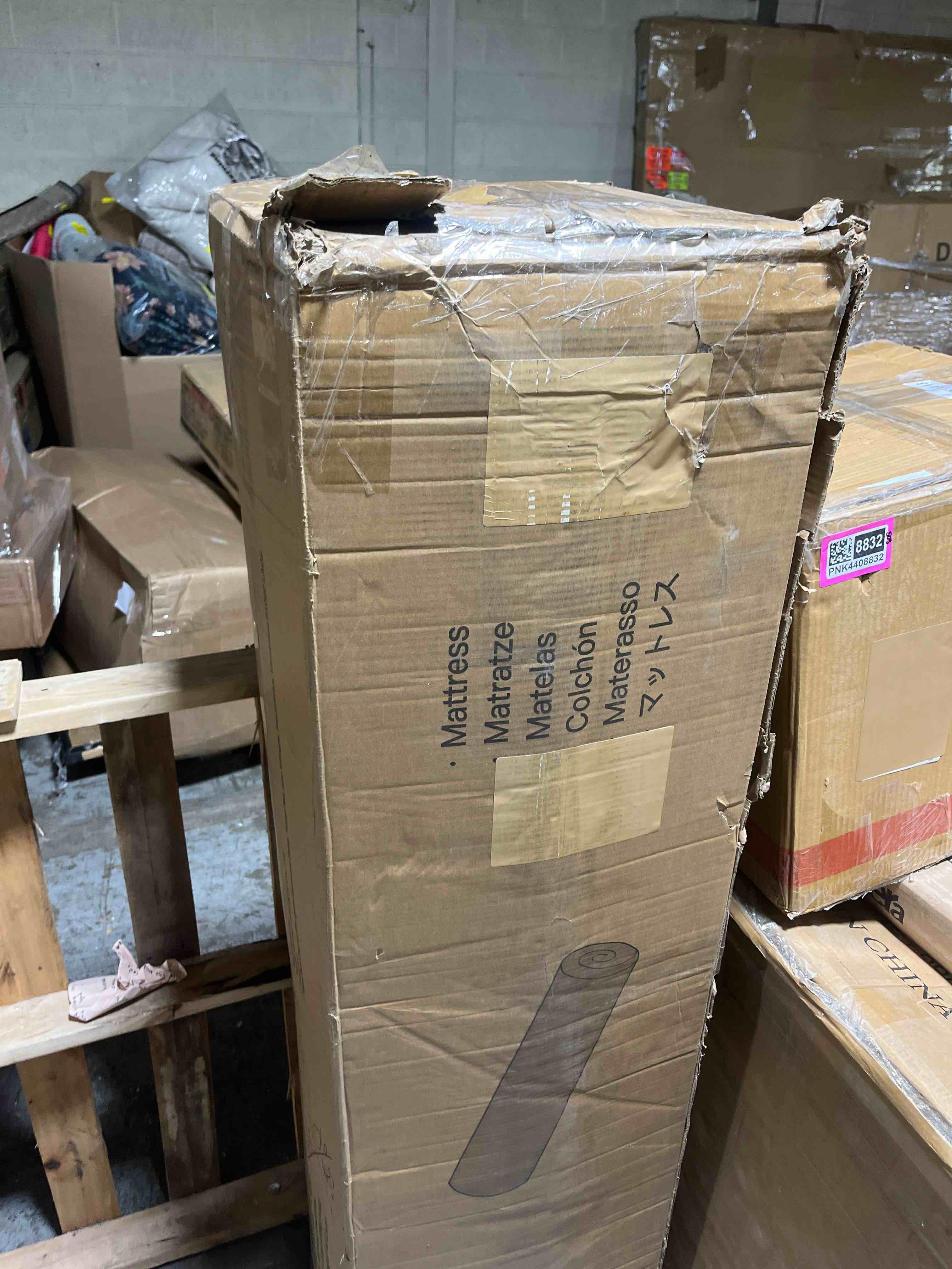 Condition photo showing Good Condition for 14" hybrid mattress queen(medium soft) - luxury gel memory foam, upholstered bed frames with massage, usb, under bed night light, head and foot incline, queen ( mattress only)