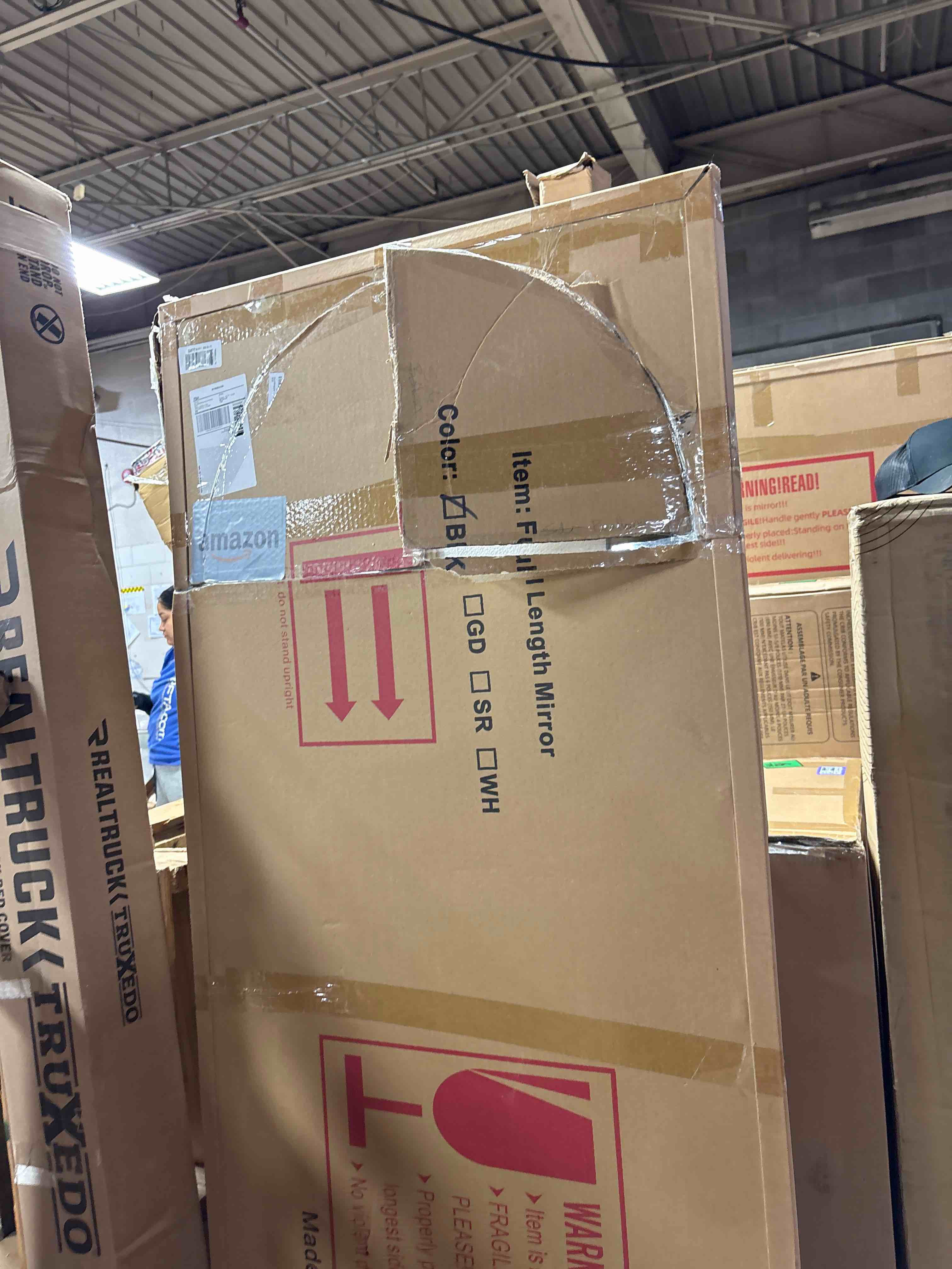 Condition photo showing New/Like New for antok full length mirror, 71"x28" floor mirror, arched floor standing freestanding arch full body mirrors with stand for bedroom, hanging mounted for living room cloakroom,black black 71"l x 28"w