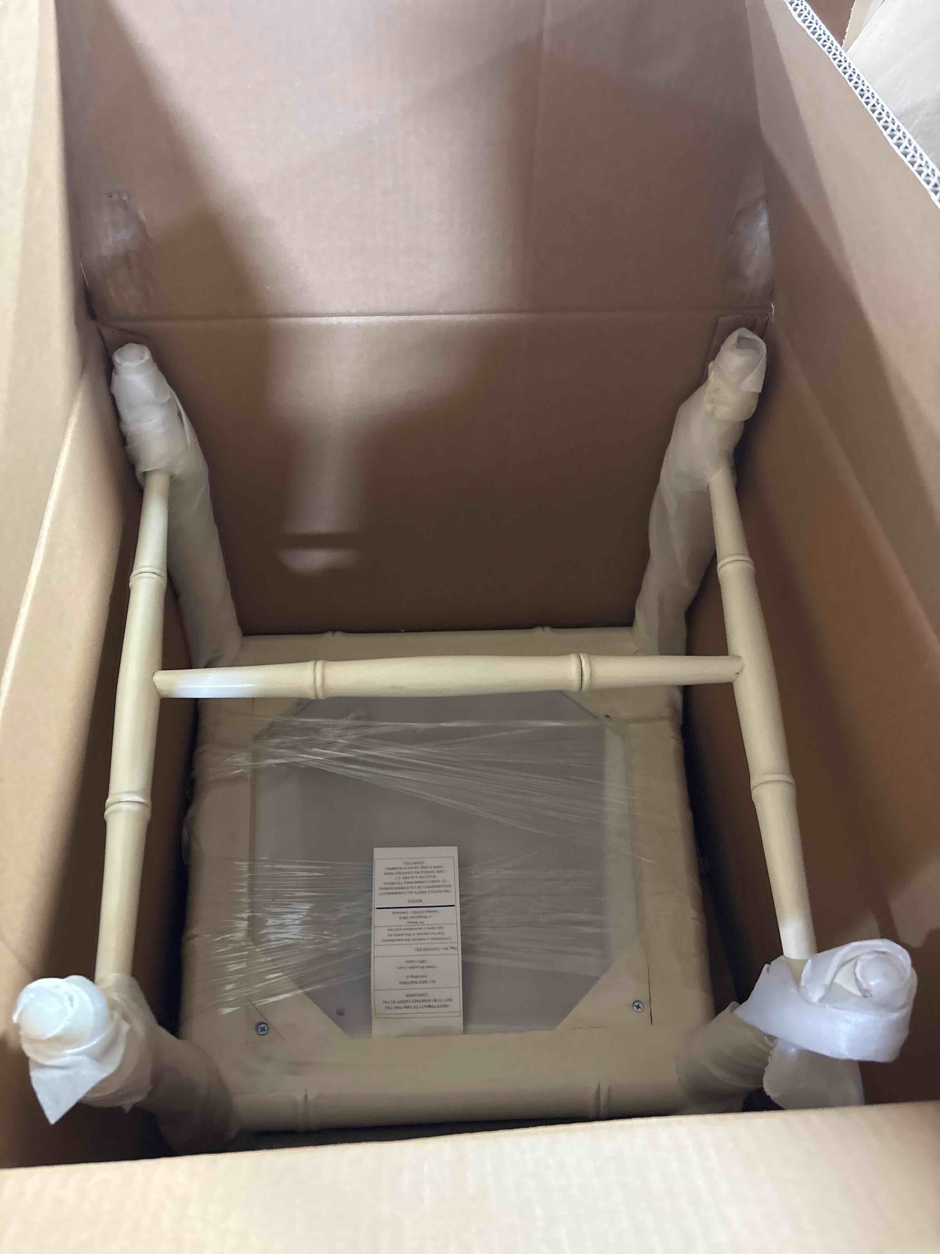 Condition photo showing New/Like New for cream lahara side chair 51333lt by furniture classics