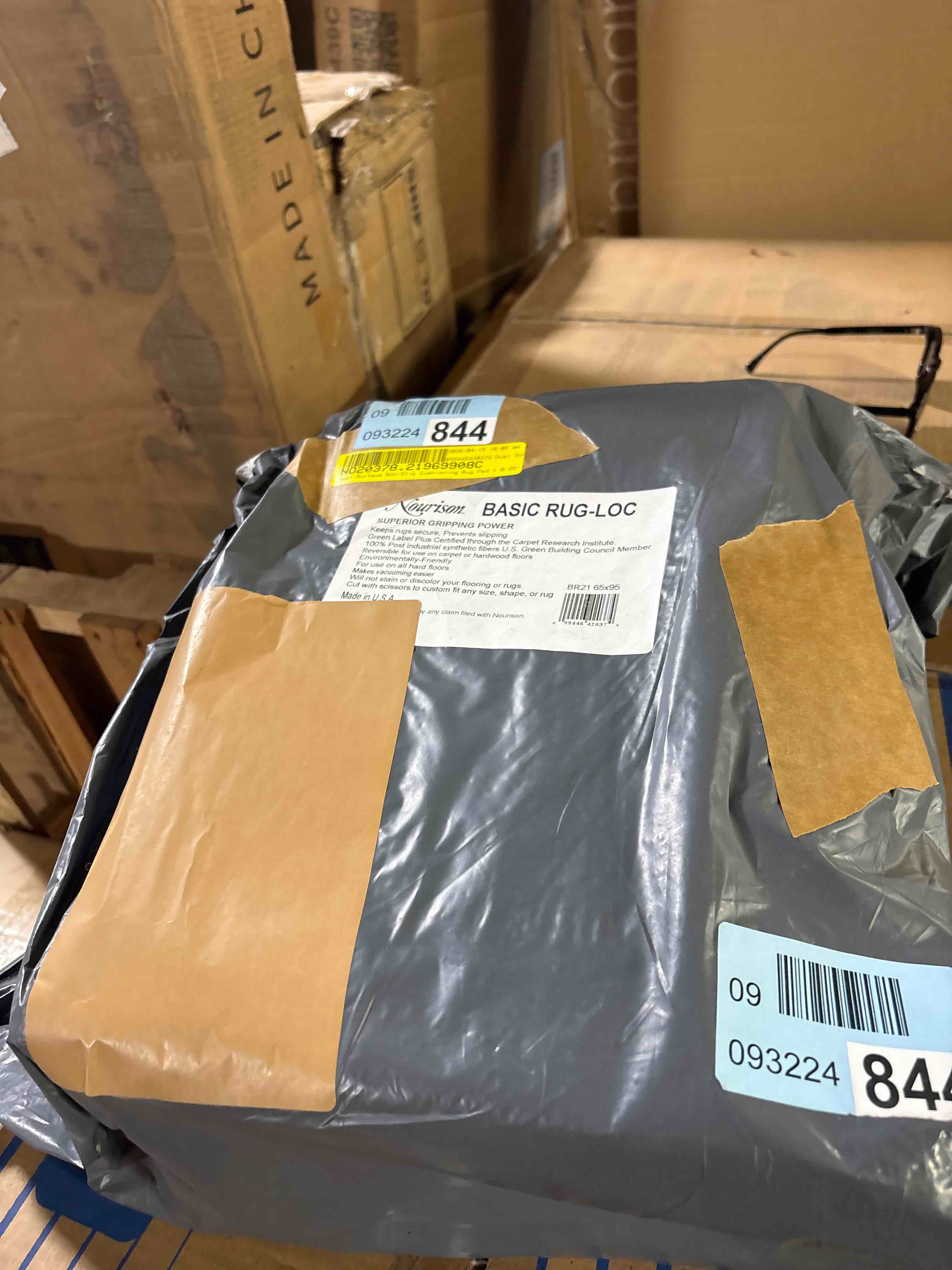 Condition photo showing New/Like New for nourison basic rugloc 5 5  x 7 11  rectangle non-slip rug pad