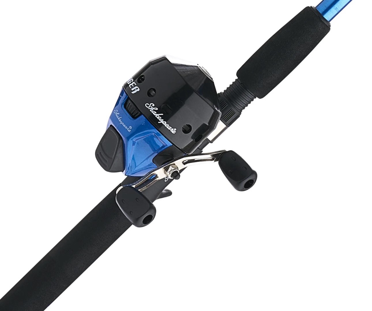 shakespeare tiger spincast combo, 6'6" medium heavy fishing rod