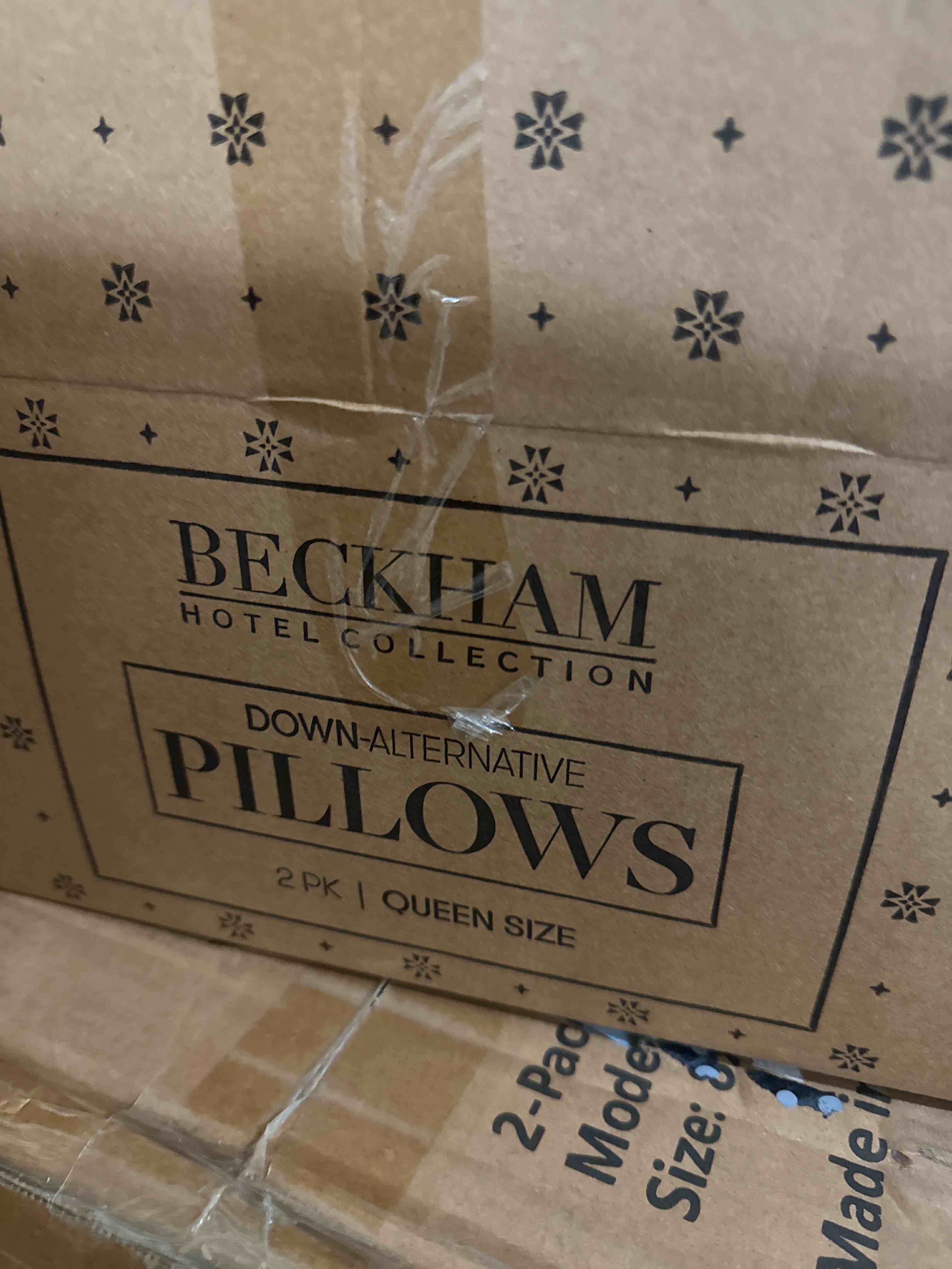 Condition photo showing New/Like New for beckham hotel collection bed pillows standard/queen size set of 2 - original soft down alternative pillow for sleeping - soft support for back, stomach or side sleepers