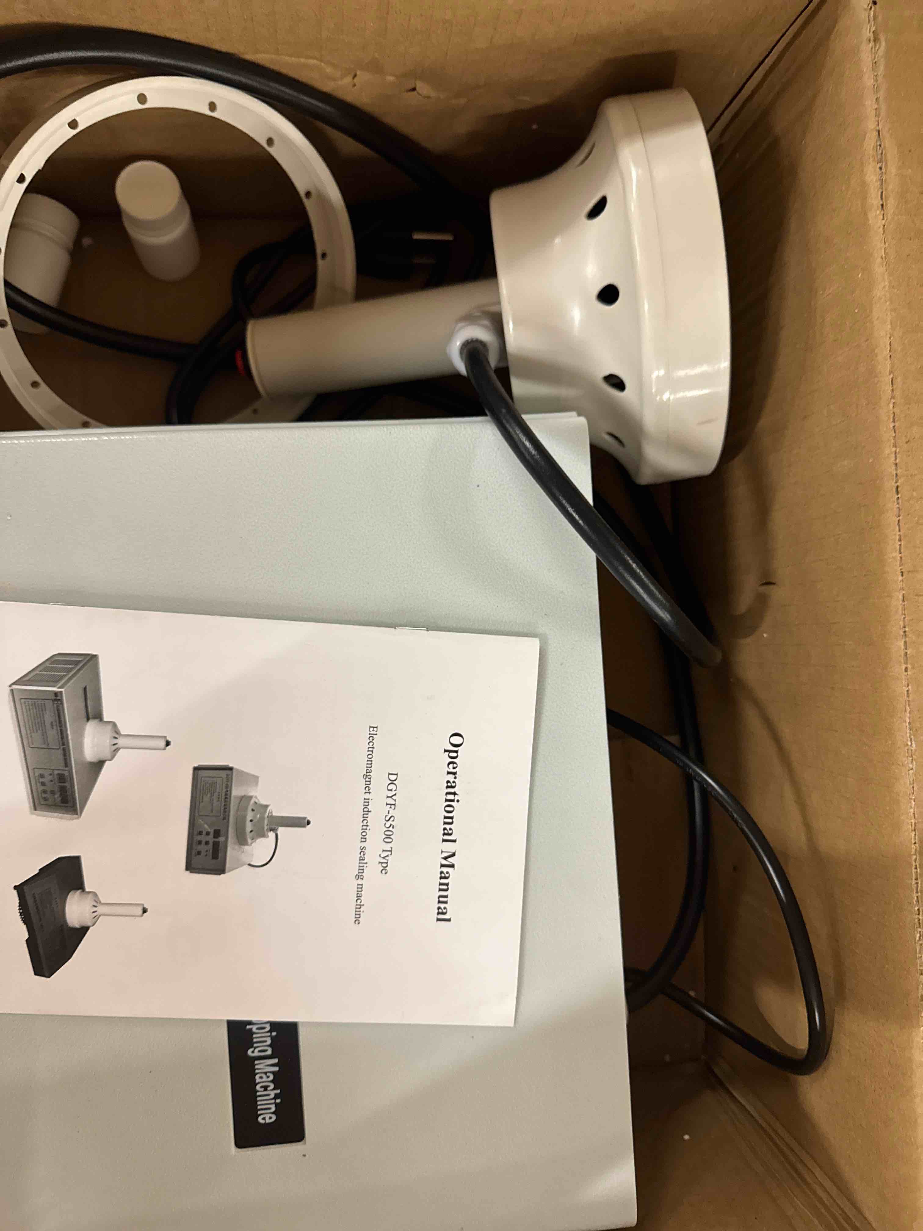 Condition photo showing Good Condition for handheld induction sealer 20mm-130mm, portable bottle cap sealer for plastic & glass containers, 110v electromagnetic heat sealing machine for foil liners