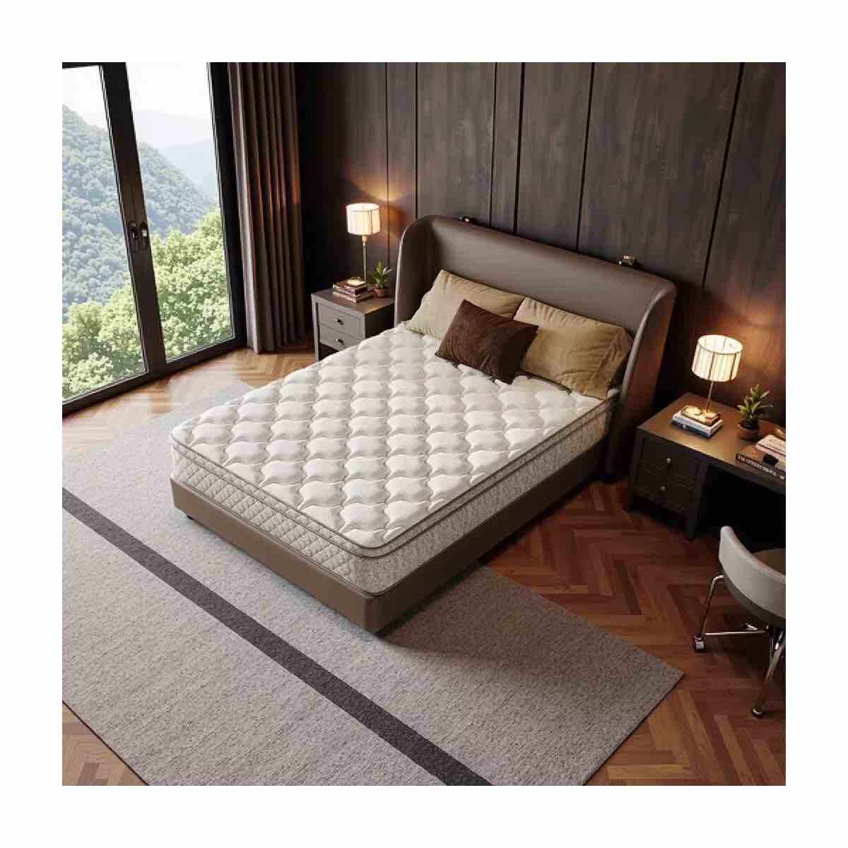 Condition photo showing New/Like New for 12 inch full size hybrid mattress in a box with memory foam & pocket springs - medium firm for pressure relief, cool sleep & zoned support, certipur-us & oeko-tex certified by alwyn home