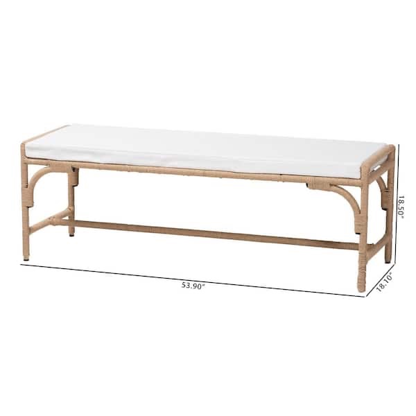 Condition photo showing New/Like New for baxton studio model f252-ft1-side table natural