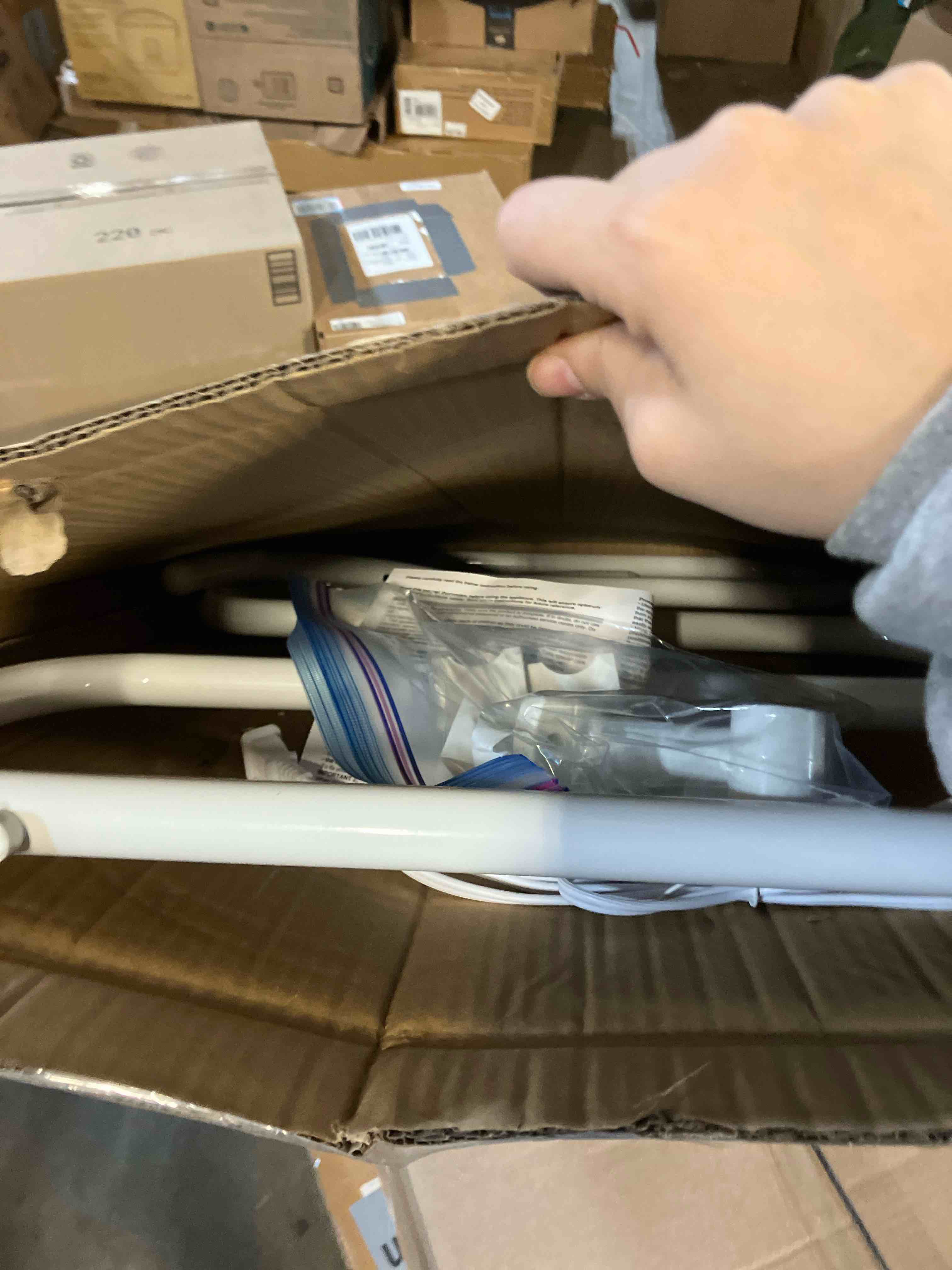 Condition photo showing Good Condition for Homeleader Towel Warmer and Drying Rack, Heated Towel Rack, Wall Mount & Free Standing Towel Heater for Bathroom, 120W