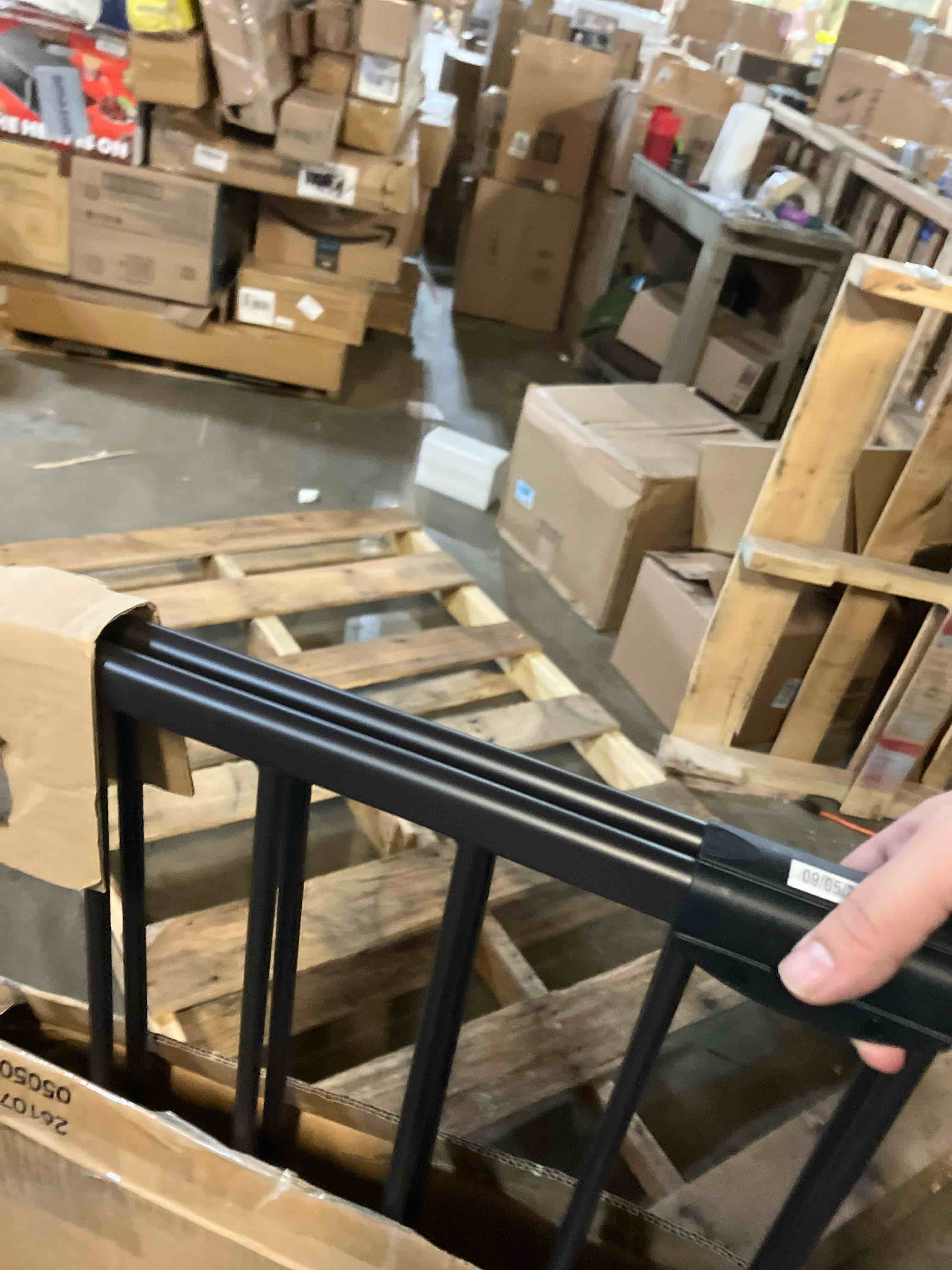 Condition photo showing New/Like New for Toddleroo by North States - Easy Swing & Lock Baby Gate Series 2: Metal Safety Gate for Stairs & Doorways - Adjustable 28.68 to 47.85 Inches Wide - 31 Inches Tall - Matte Bronze