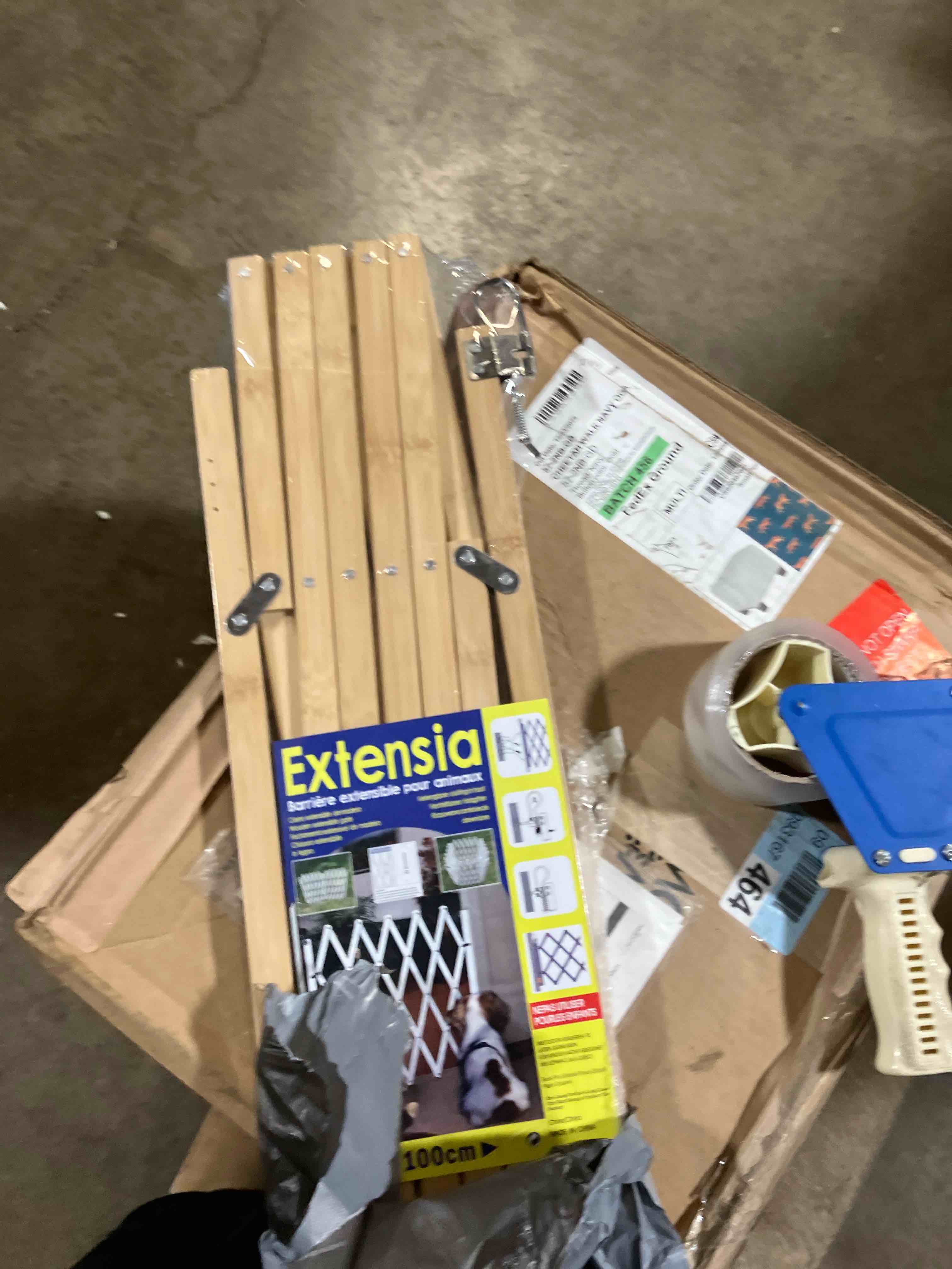 Condition photo showing New/Like New for Wooden Freestanding Foldable Pet Gate Isolation Accordion Dog Fence