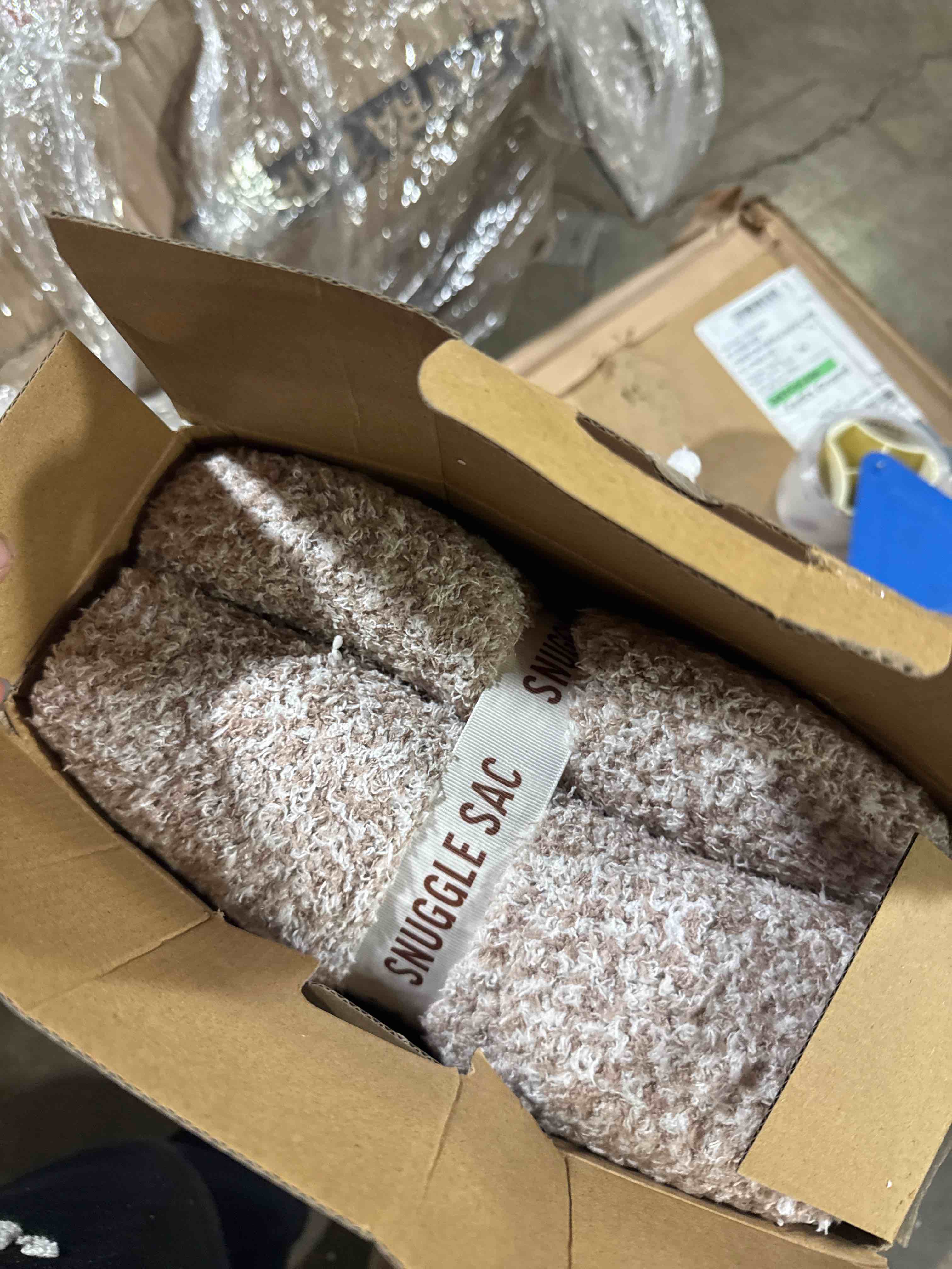 Condition photo showing New/Like New for Soft Knit Throw Reversible Throw Blanket Fuzzy Blanket 