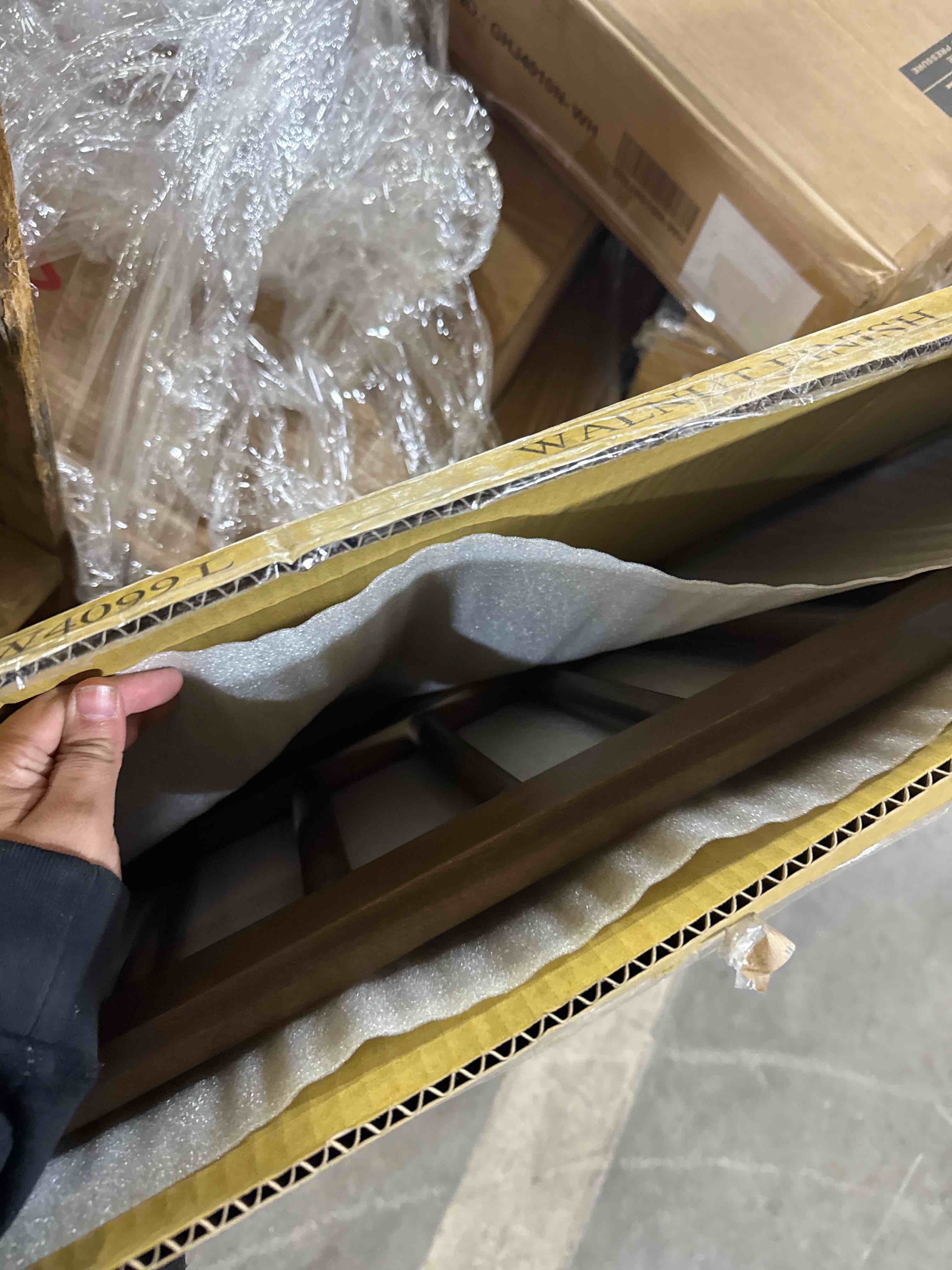 Condition photo showing New/Like New for Babyletto Davinci Toddler Bed Conversion Kit (W4099) for Marley Crib in Walnut, GREENGUARD Gold Certified