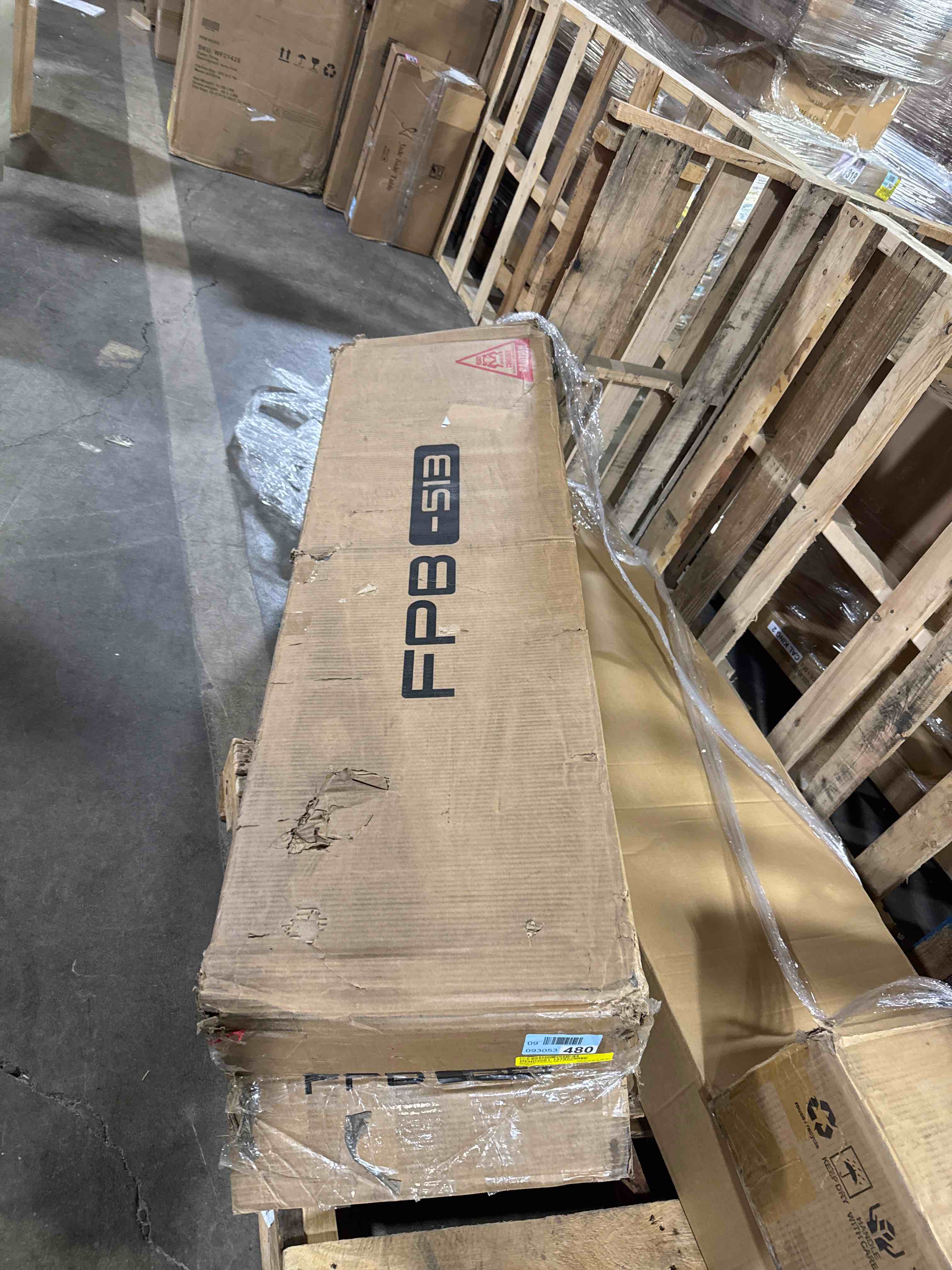 Condition photo showing New/Like New for 69.7" H Arched Bookcase With 2 Drawers 