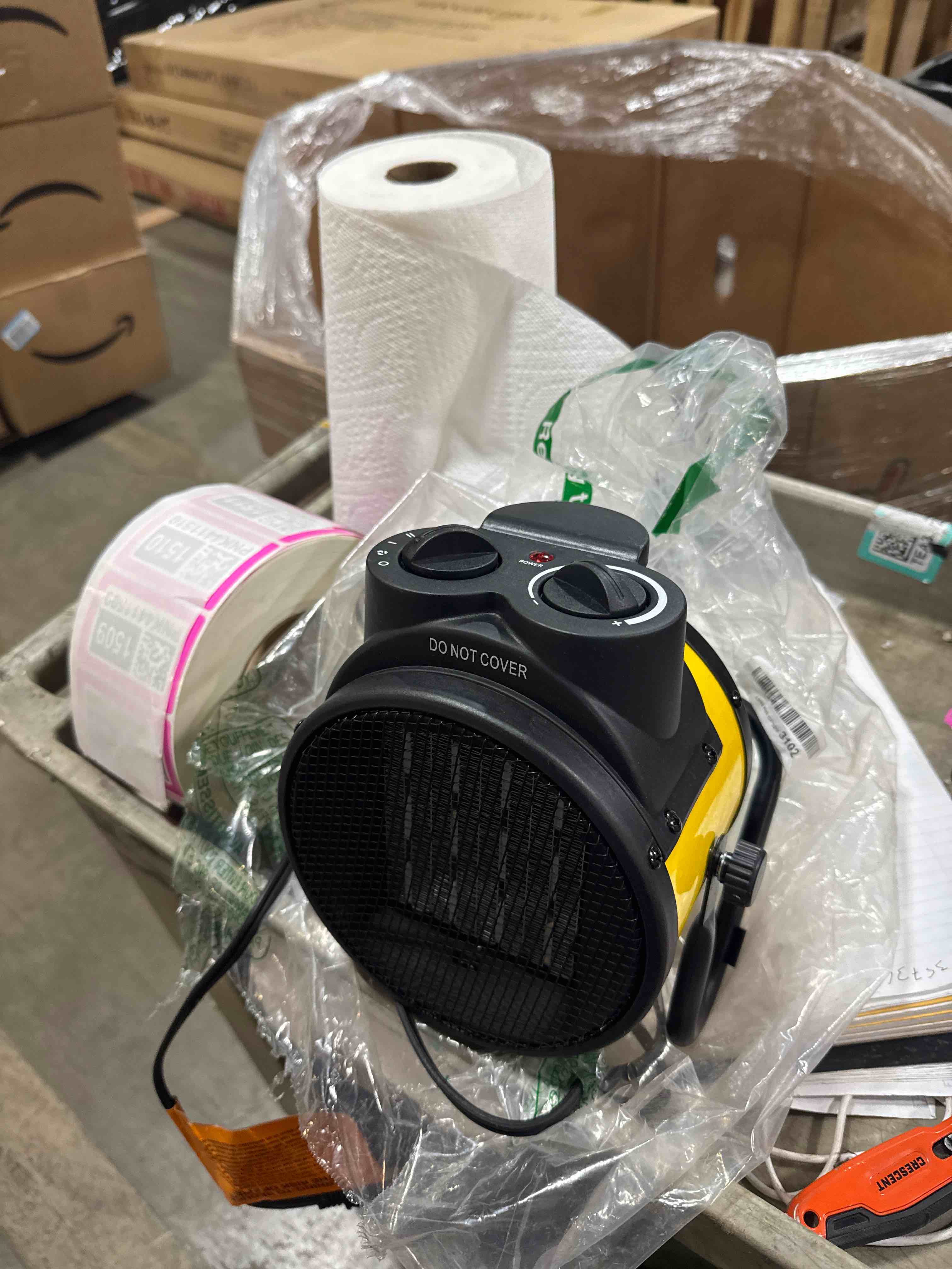 Condition photo showing New/Like New for TRUSTECH 1500W Portable Space Heater, Greenhouse Heater with 3S Quick Heating & 3 Heat Modes, Overheat Protection, 90° Tilt, Small Electric Heater for Green House, Flower Room, Workplace