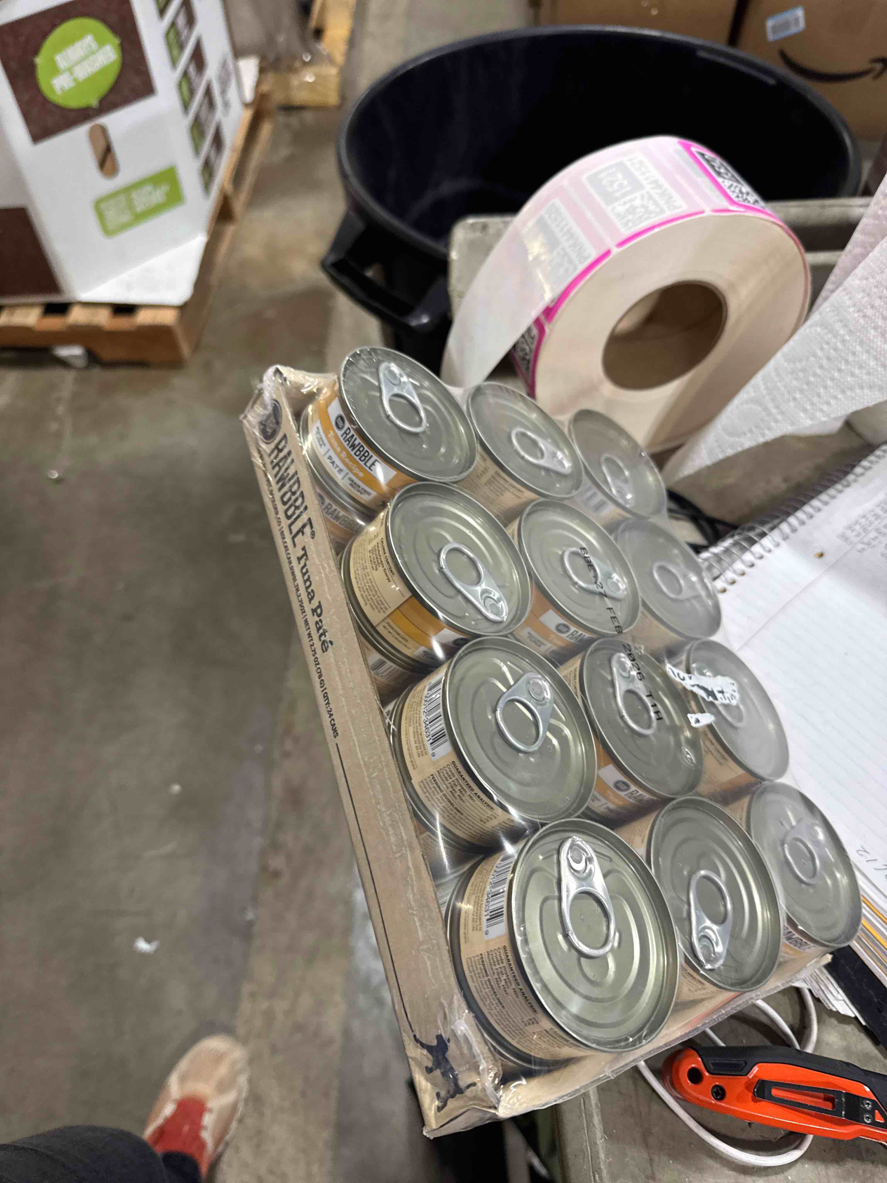 Condition photo showing New/Like New for Rawbble® Wet Food for Cats – Tuna Paté Recipe 2.75oz Case of 24