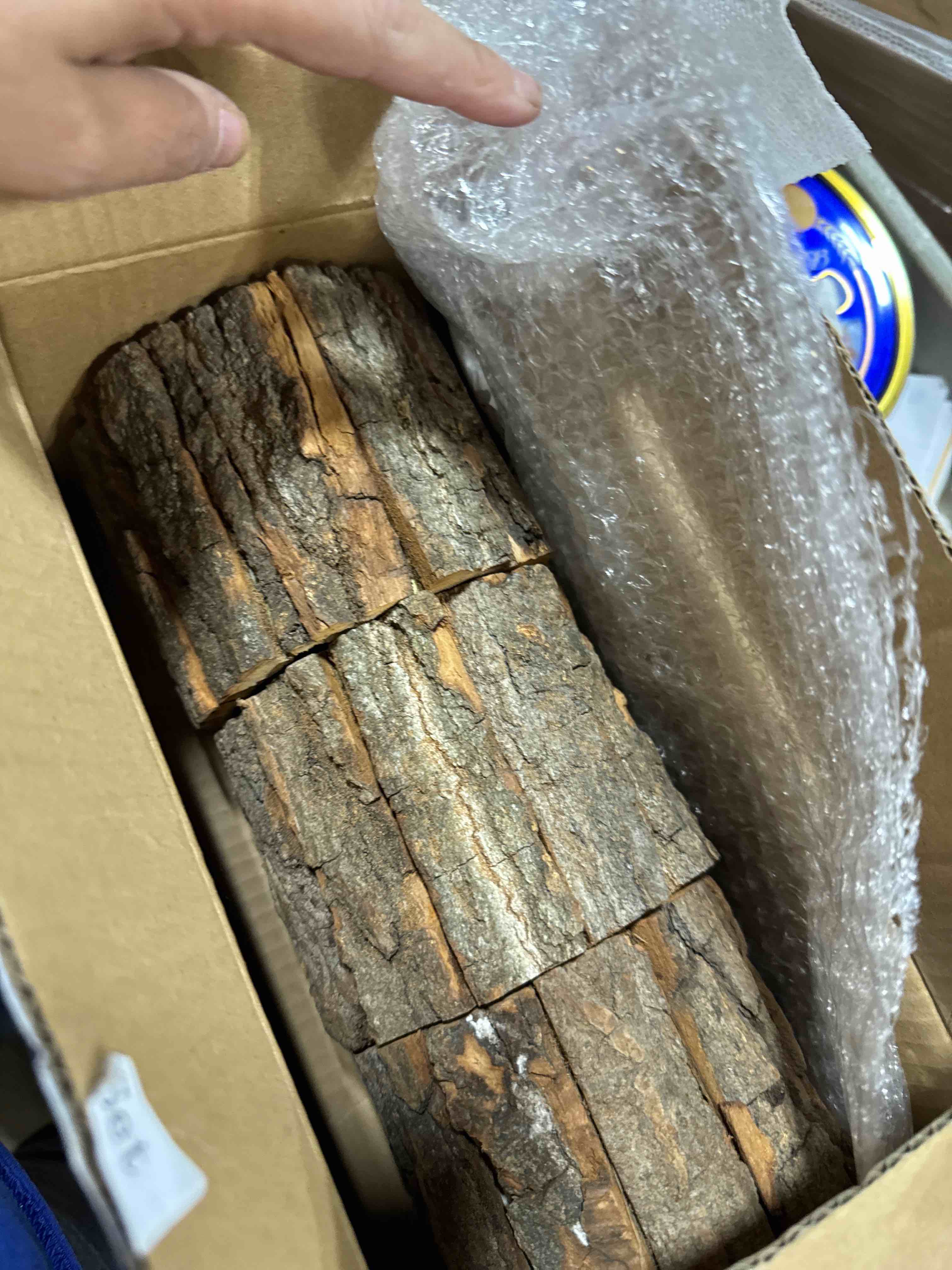 Condition photo showing New/Like New for 3 Pcs Wooden Vase for Centerpieces Wooden Flower Vase Rustic Bark Stump Buckets Vintage Wood Planter Pots for Woodland Party Wedding Window Home Farmhouse Table Decor
