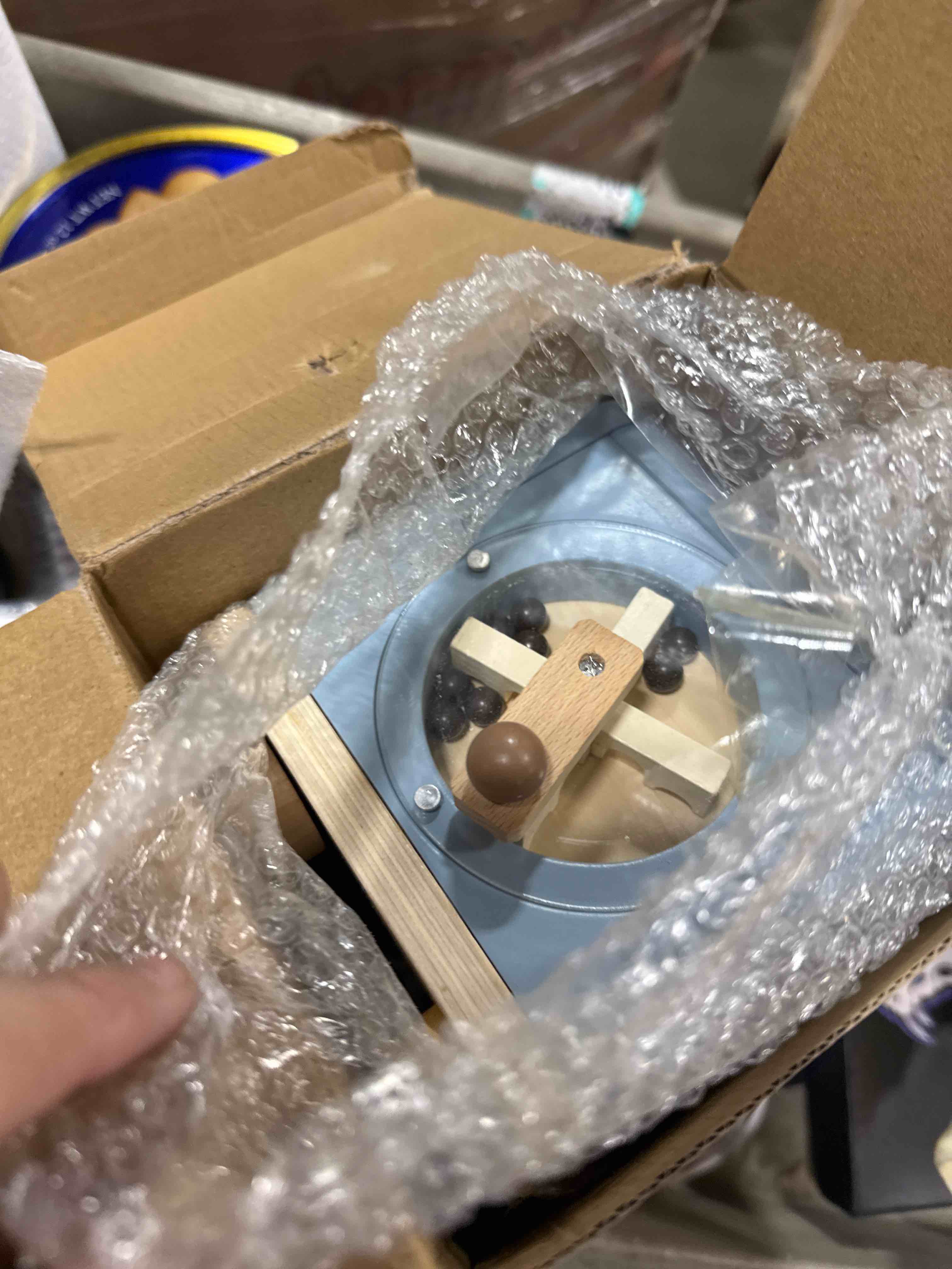 Condition photo showing New/Like New for EERKEOD Toy Coffee Maker for Kids Wooden Kids Coffee Maker Playset for Toddlers Play Kitchen Accessories Gift for Girls and Boys