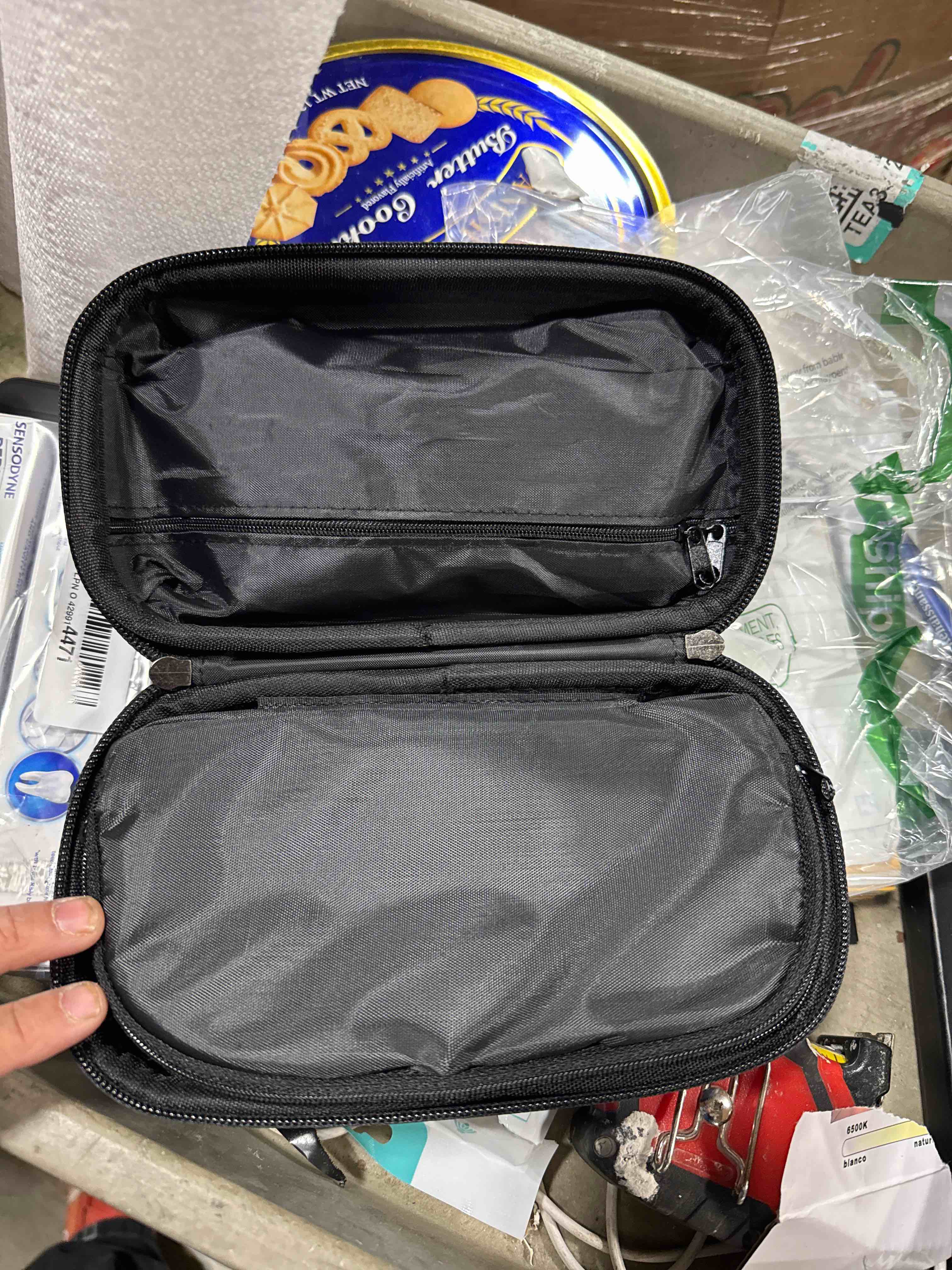 Condition photo showing Good Condition for Insulin Cooler Travel Case TSA Approved Medication Diabetic Cooler for Travel with Temperature Display Refrigerated Medicine Organizer Bag with 2 Ice Pack Blue