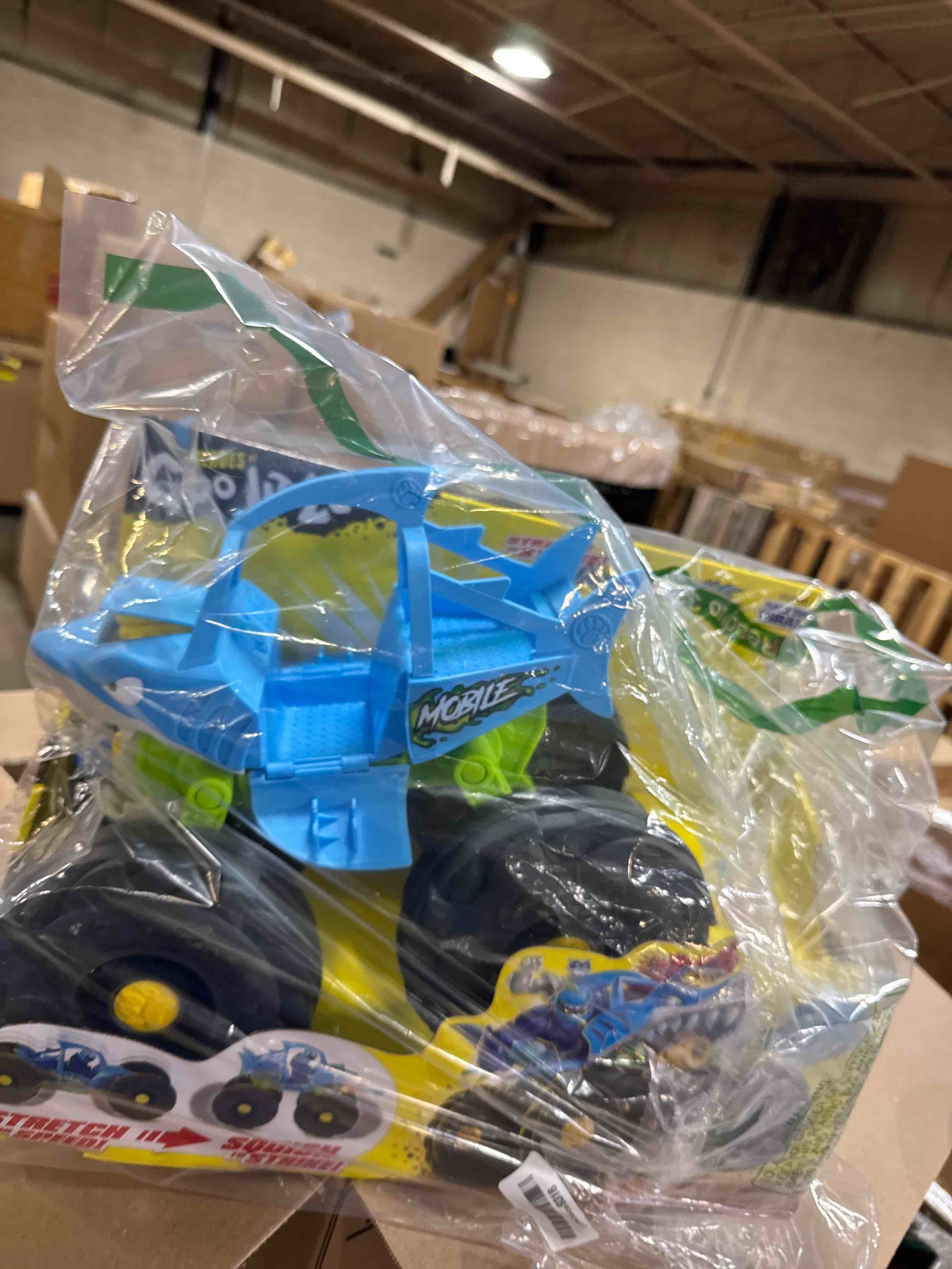 Condition photo showing New/Like New for Heroes of Goo Jit Zu "Stretch and Strike Thrash Mobile! Vehicle with Missile Launcher and Stretchy, Goo Filled Exclusive Race Suit Thrash.